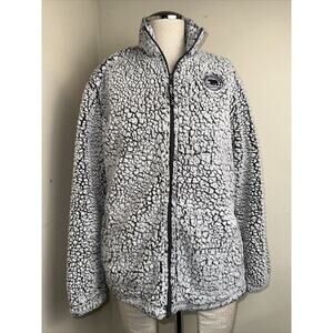 Grand Traverse Resort Michigan Full Zip Fluffy Boxercraft Fleece Jacket Sz M